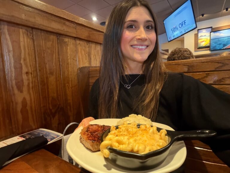 I ordered the same meal at Texas Roadhouse and Outback Steakhouse. The winning chain had lower prices and better bread.