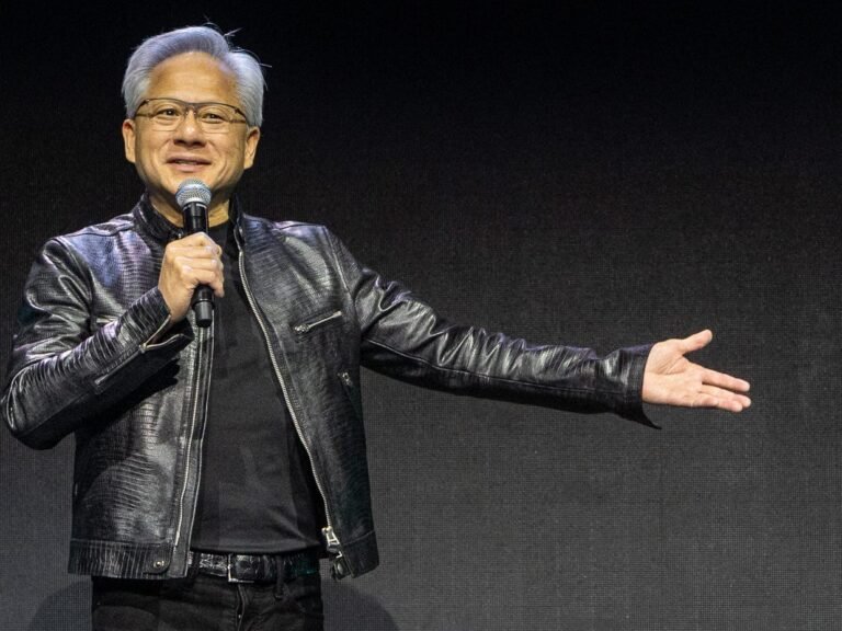 Jensen Huang called a California chipmaker the 'next trillion-dollar company,' and its shares spiked 20%