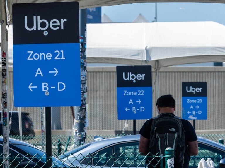 Uber is recruiting fewer drivers in cities with self-driving taxis, CEO Dara Khosrowshahi says