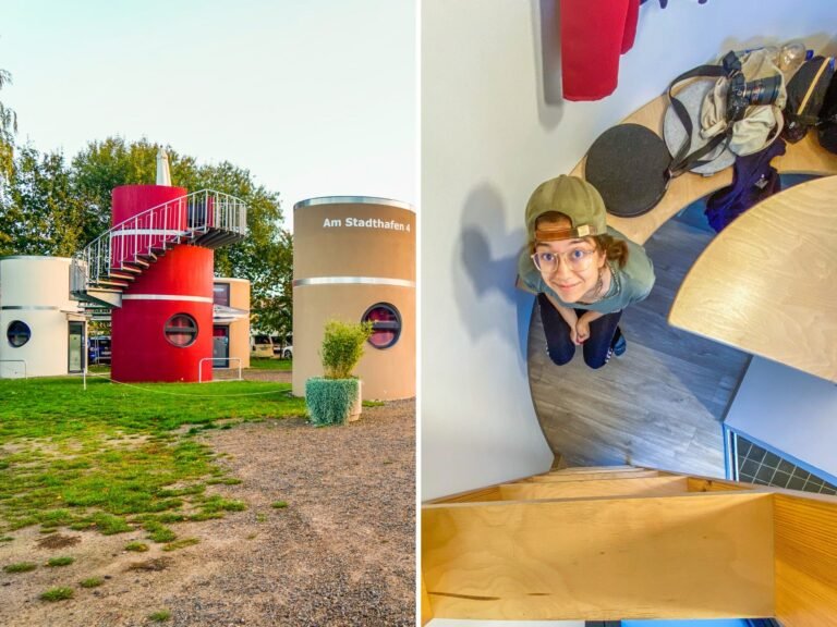 I spent 2 nights in a 2-story, 100-square-foot tiny home in Germany. It was much smaller than any I've seen in the US.