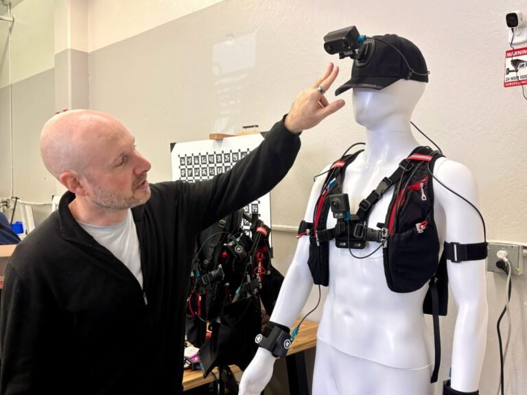 First look: This weird wearable device turns human workers into robot data collectors