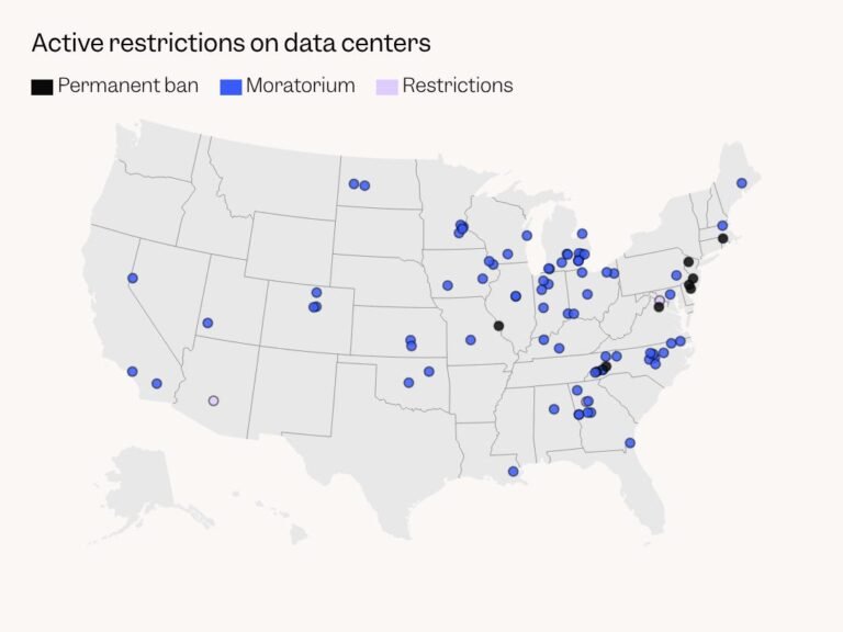 The map of America's data center revolt
