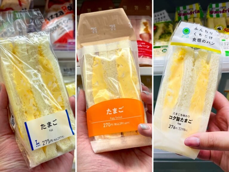 I tried Japan's cheap but yummy convenience store egg sandwiches at 3 chains