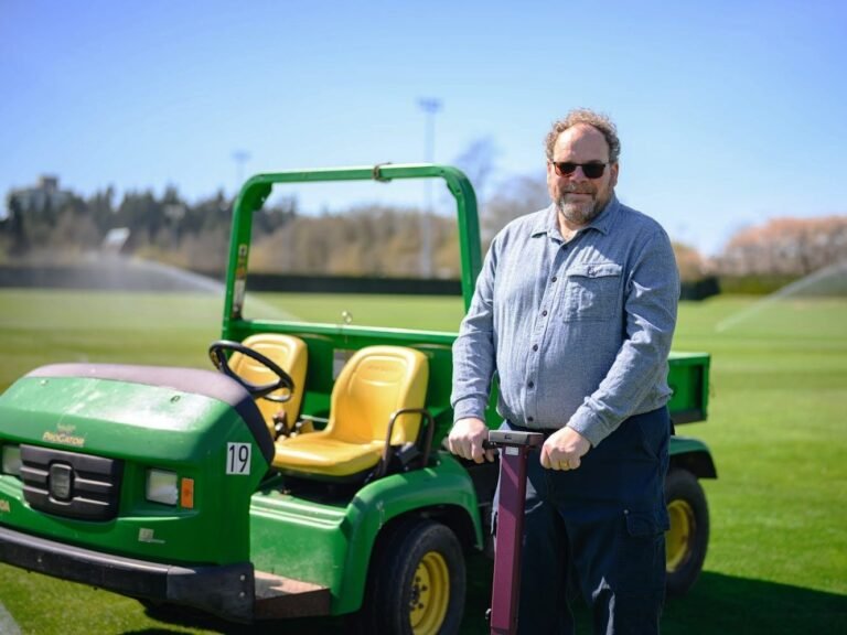 I'm 66 and have been a groundskeeper for 48 years. Working on the World Cup is teaching me new things.