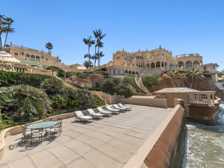 A late tech billionaire's Versailles-inspired California mansion just took a $20 million price cut to $87.5 million. See inside.