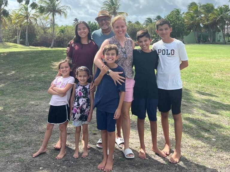 My husband and I moved from the US to Barbados with 6 kids. They're more independent and chat easily with strangers.