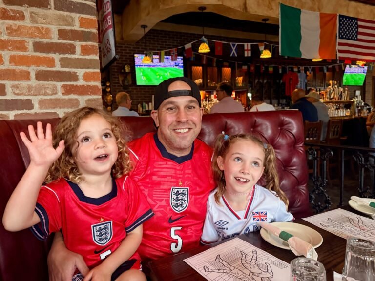I took my kids to a family-friendly pub to watch the World Cup. It's more socially acceptable now.