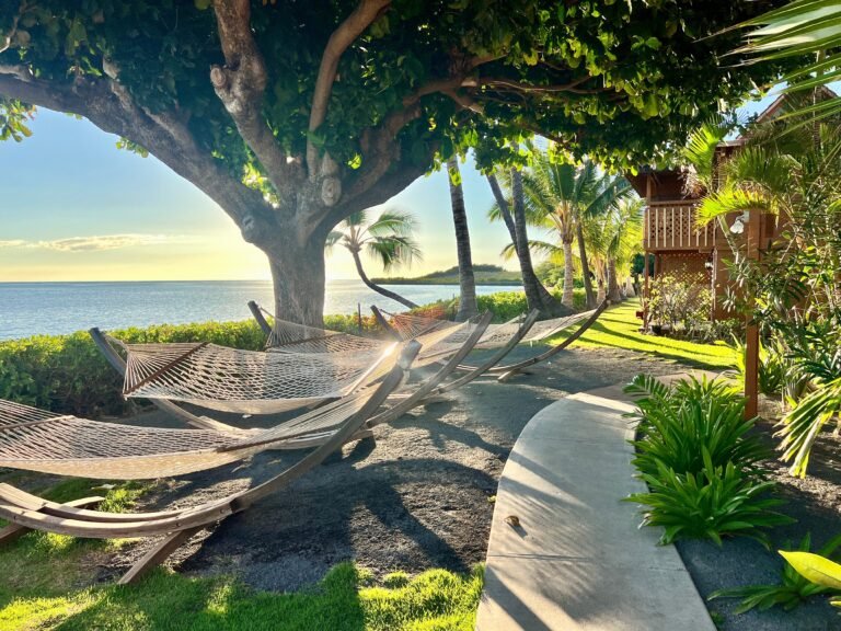 I stayed at the only hotel on Hawaii's 'least touristy' island for $260 a night. I'd do it again for the convenience and views.