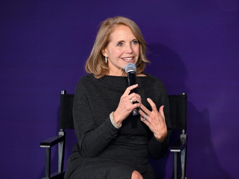 Katie Couric says a male colleague's advice after she encountered workplace sexism became a 'life lesson'