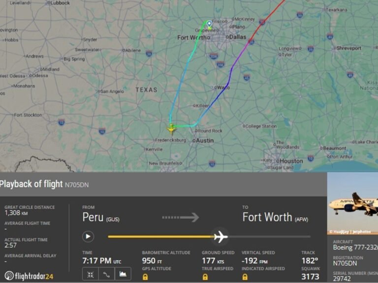 Pilots react to a Boeing 777 freighter that came within feet of the ground in a 'reckless' stunt over Texas