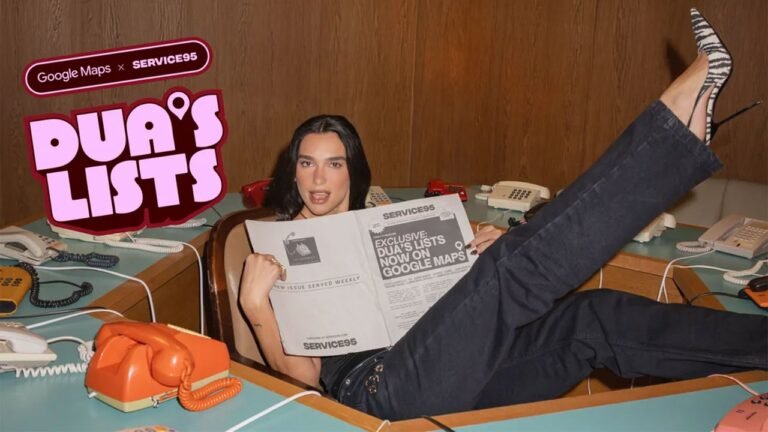 ‘The smartest thing a celebrity has done’: Dua Lipa turns her jetsetter meme into a Google Maps collab