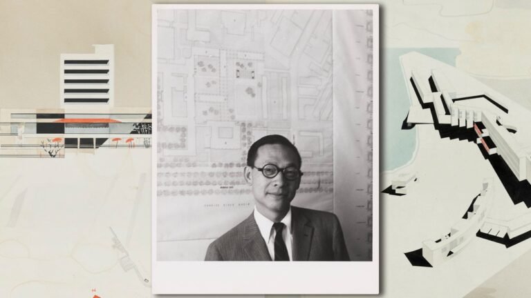Peek inside the archives of a titan of 20th century architecture