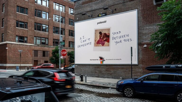 Polaroid’s new ad campaign takes a dig at AI data centers