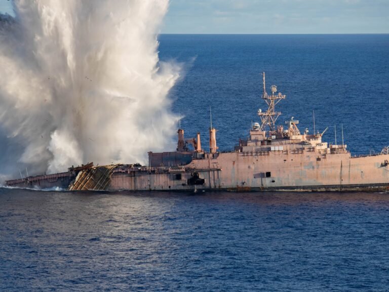 A Japanese submarine sank USS Juneau in World War II. One just did it again as the US and its allies train for a Pacific fight.