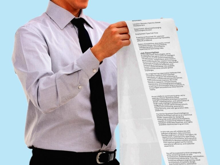 Why every job description suddenly feels like a CVS receipt