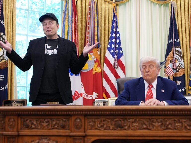 Trump says he expects Musk to donate SpaceX stock to Trump Accounts, despite their 'little dispute'