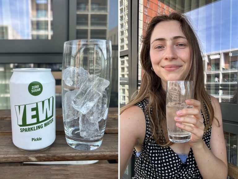 Pickle-flavored sparkling water is here. Here's my verdict as a lifelong pickle fan.