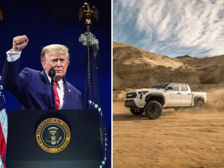 Trump takes credit for Toyota moving some truck production from Mexico to Texas: 'That's what tariffs do'