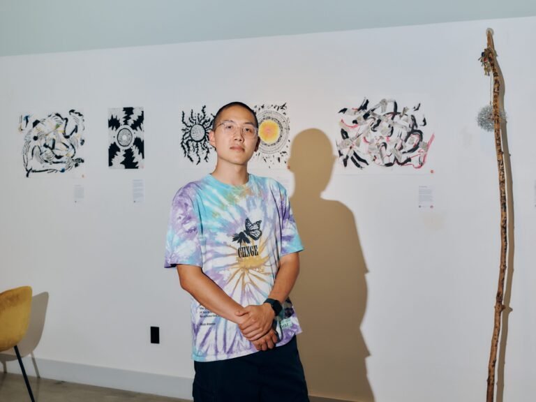 He made over $100,000 in tech. Five years later, he staged his first art show as a goodbye to NYC.