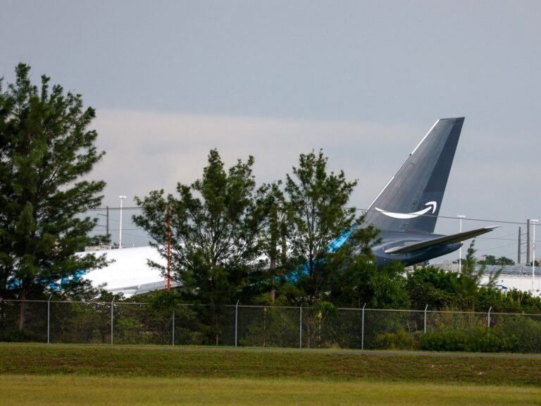 An Amazon Prime Air cargo plane crashed after it overshot a runway at Miami International Airport