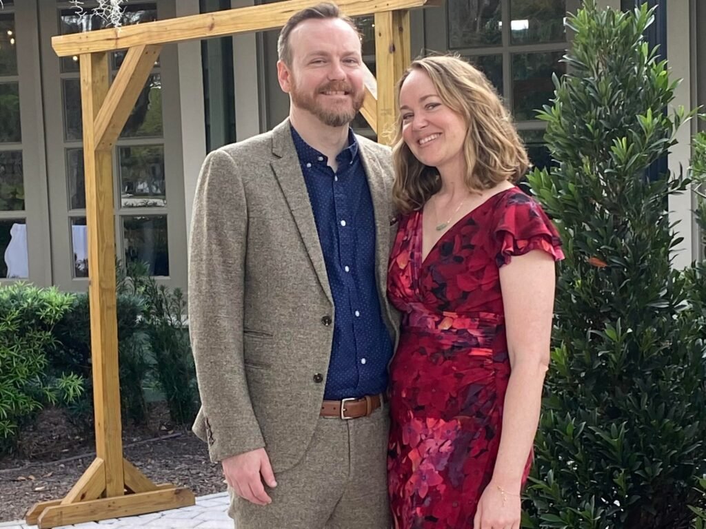 My husband and I met at work. Then, I switched careers.