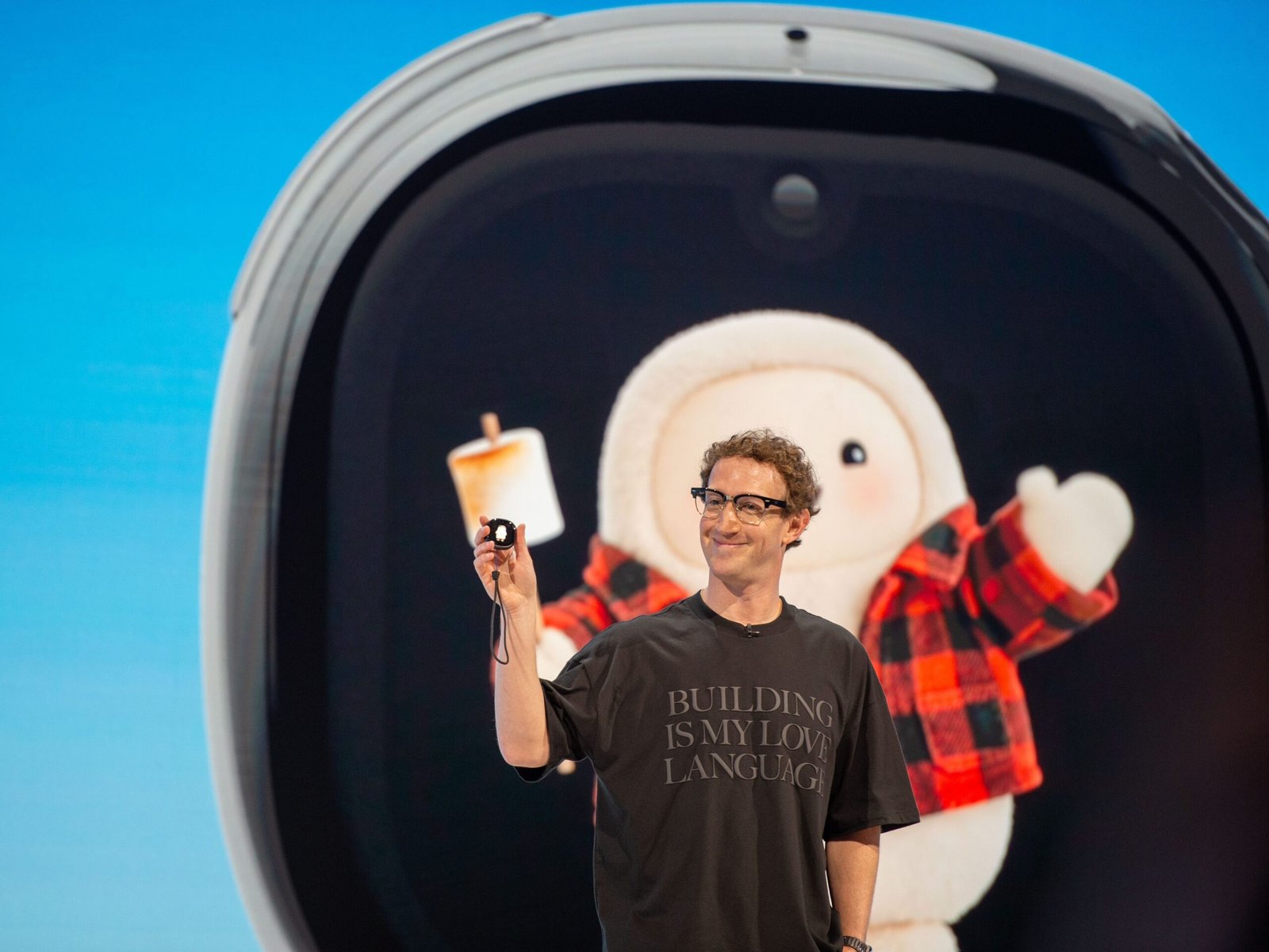 I was in the room when Zuckerberg shared his AI victory lap with a thicc Muse mascot
