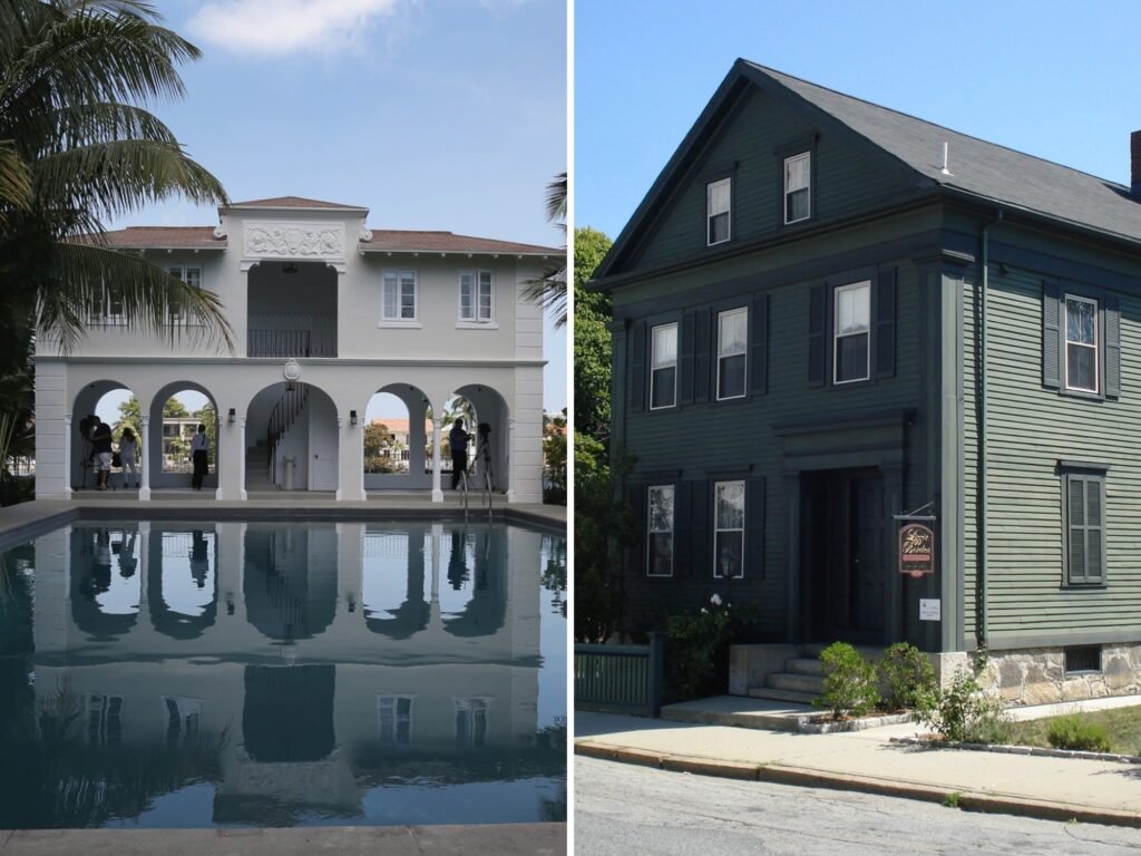 From the 'Amityville Horror' house to the former Versace mansion, 12 notorious homes that have gone up for sale