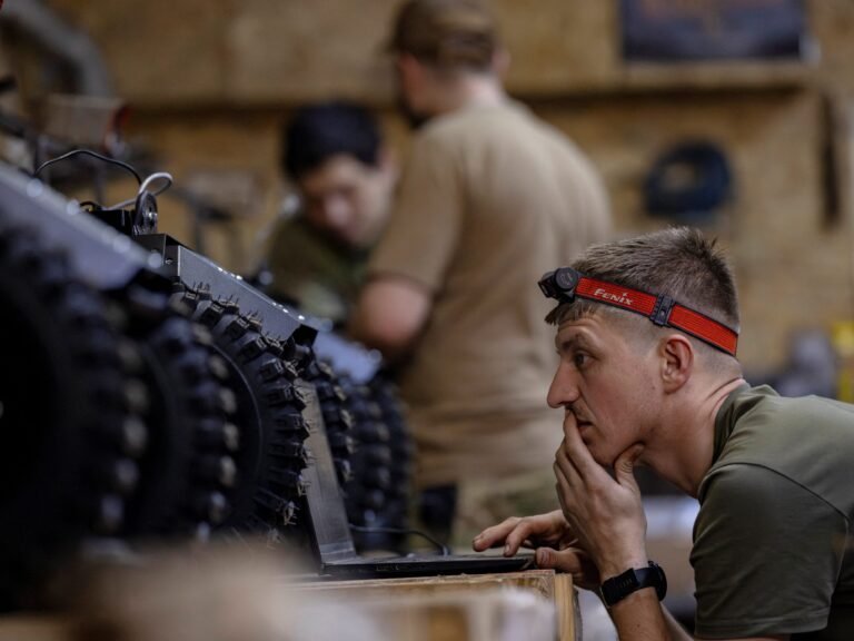 A Ukrainian commander tells us why troops attack in the day and roll out their war 'robots' at night