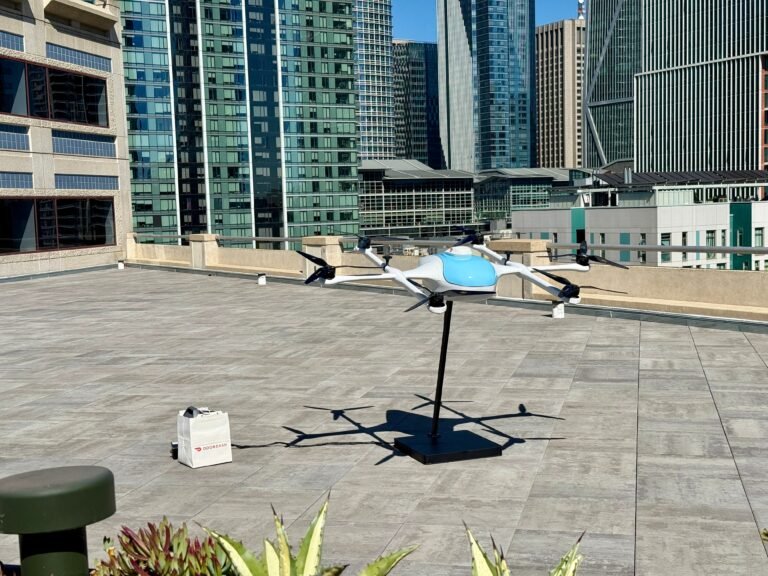 DoorDash says its delivery drone is lighter and quieter than Amazon's