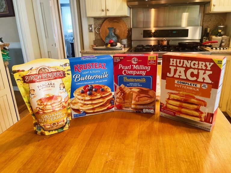 I tried 4 store-bought buttermilk pancake mixes. My favorite was also the cheapest.