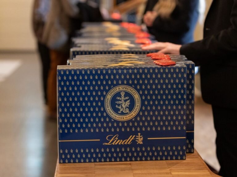 Wealthy Swiss investors have a weird flex: a blue briefcase filled with 10 pounds of chocolate