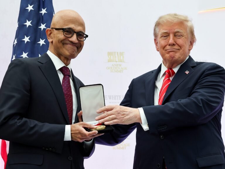 Satya Nadella had an awkward White House day