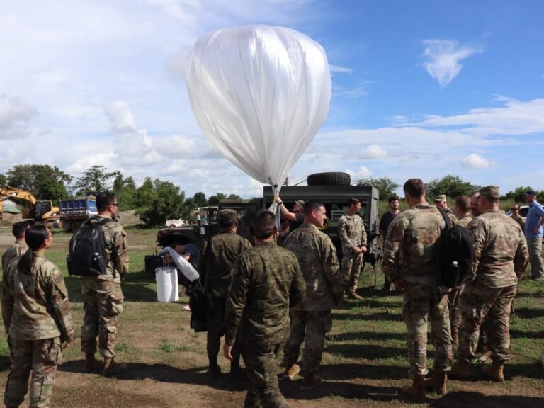 A US Army general says he had a change of heart about high-flying balloons after seeing them in action