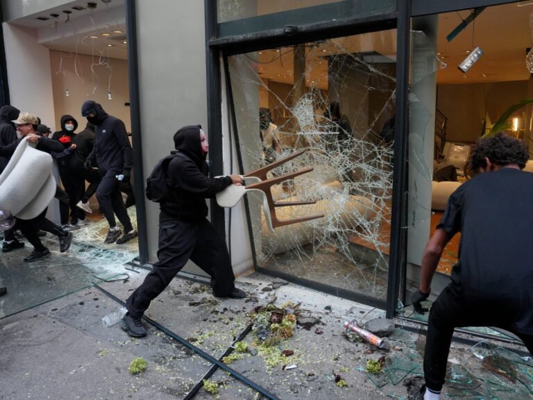 Resale website including Vinted are flooded with 'stolen' goods in the wake of French looting
