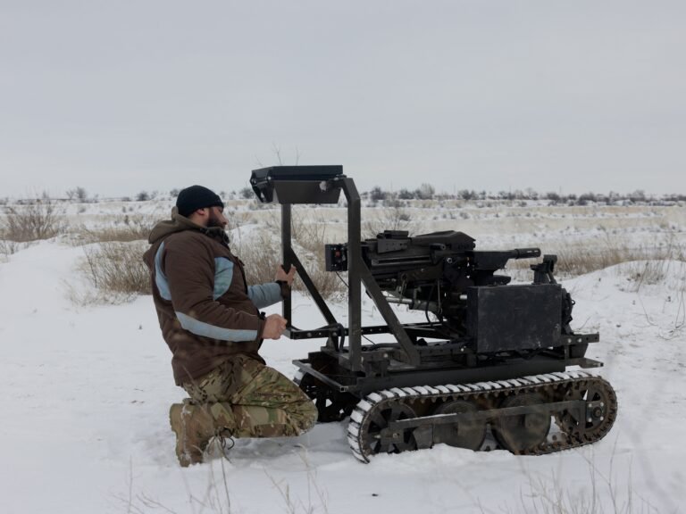 Ukraine is arming war robots with grenade launchers to hit the Russians so its soldiers don't have to get too close