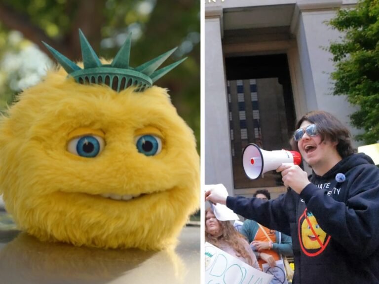 People really, really hate the 'Liberty Biberty' mascot. Maybe that's good for Liberty Mutual?