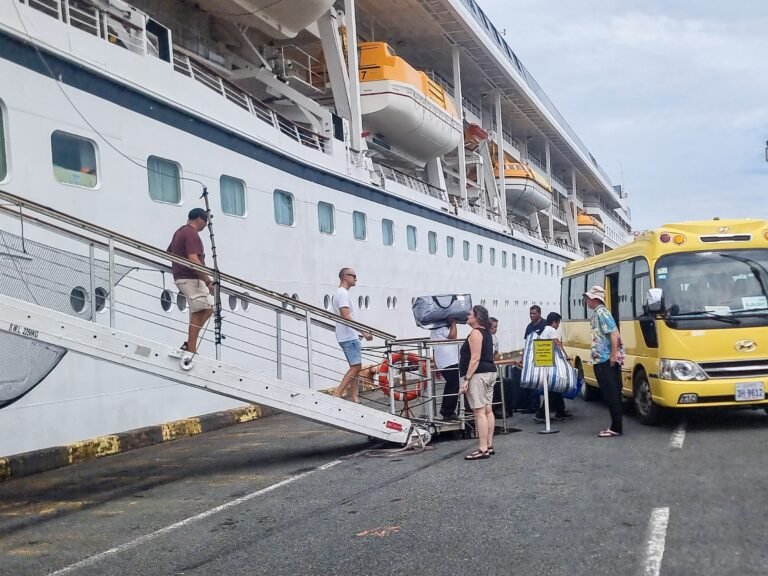 Residents on the doomed Villa Vie Odyssey cruise describe the first 24 hours after being kicked off in Cambodia
