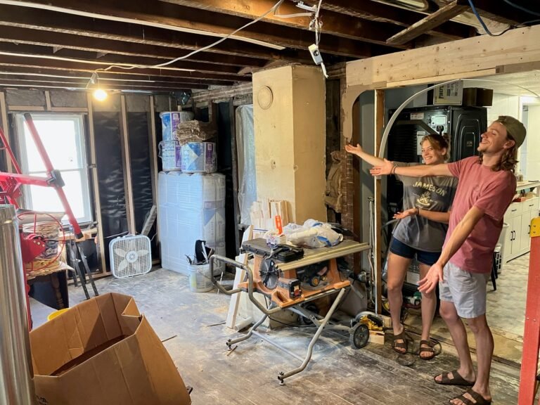 We're renovating our first house while living in it. Over the past year, we've lost our minds.
