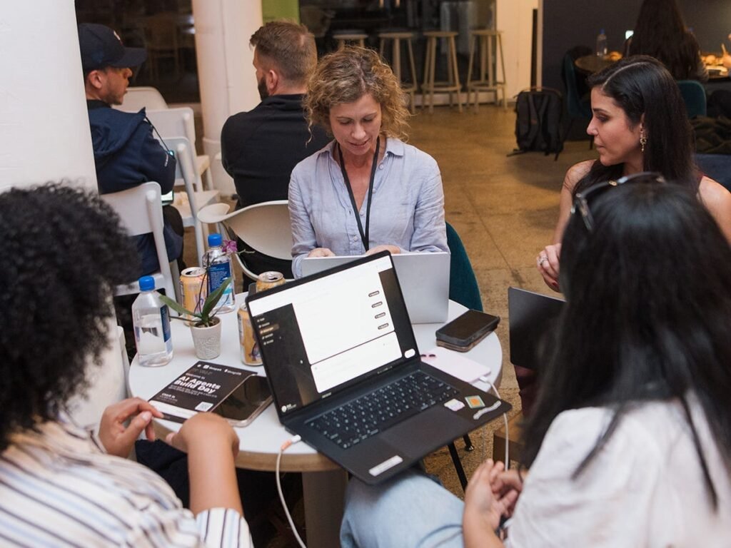 Is it a hackathon or a happy hour? Yes.