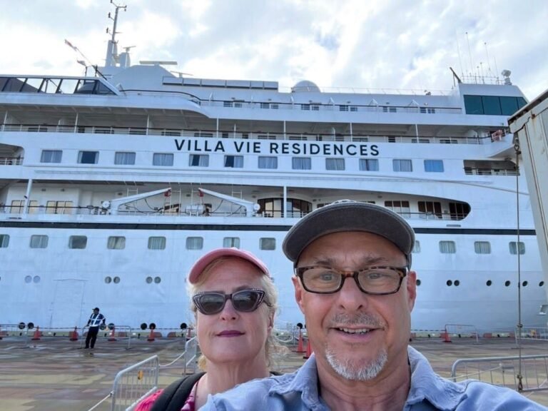 They made a cruise ship their home, then got kicked off in Cambodia. Now their dream life is on hold.